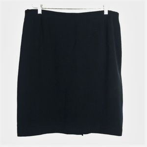 Kasper Black Straight Skirt